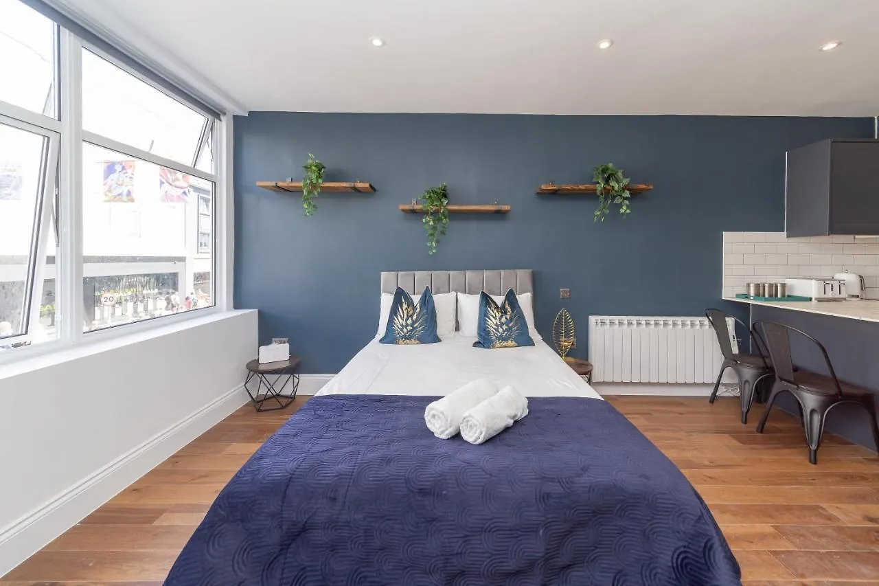 2Cq*Morden Studio Flat *Moments Away From Brighton Seafront公寓 0*,  英国